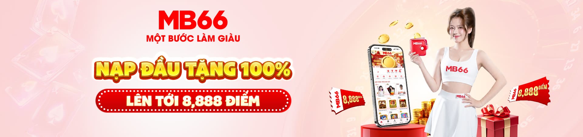 mb66 thưởng nạp đầu 100% điểm thưởng